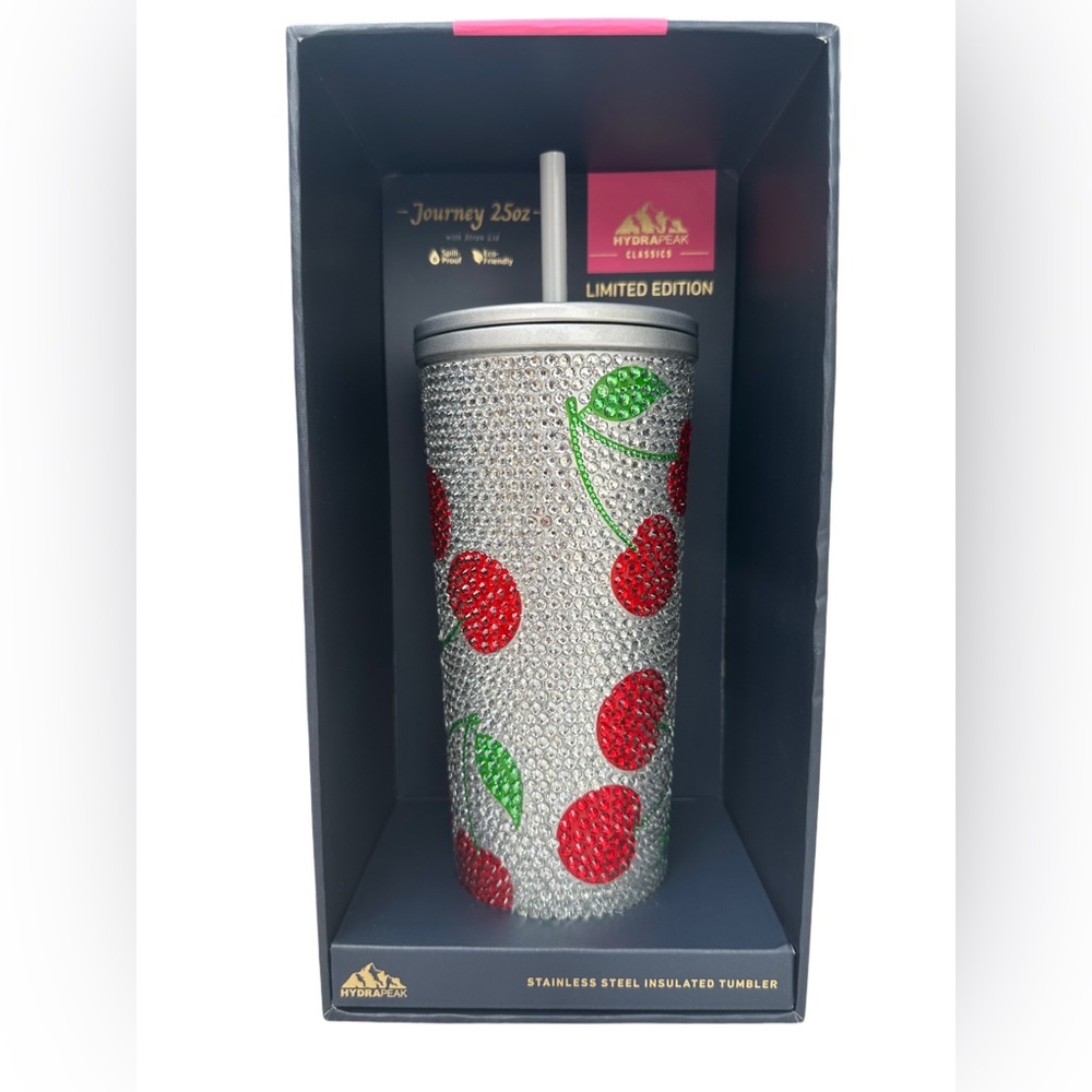 💙❤️ Hydrapeak limited edition cherry bling Journey tumbler
